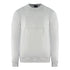 Ea7 Box Logo White Sweatshirt 3RPM60 PJ05Z 1100